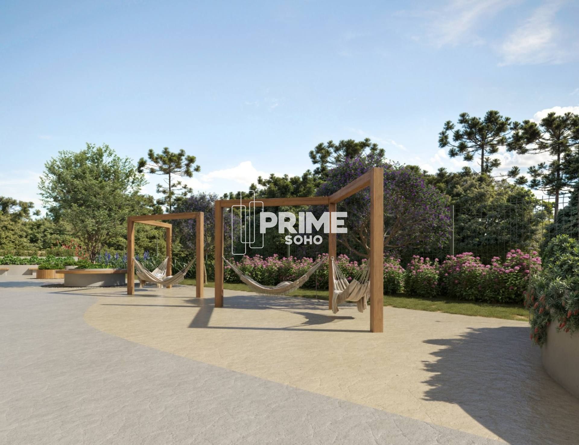 Studio com Sacada em Andar Alto Próximo ao Jardim Botânico