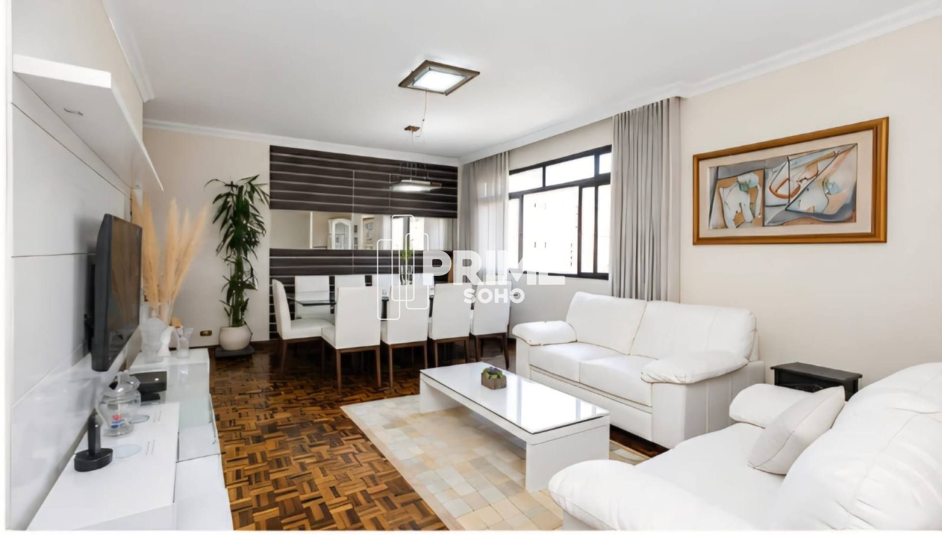 Apartamento Semimobiliado à Venda no Bigorrilho com 110m², 3 Quartos e Suíte