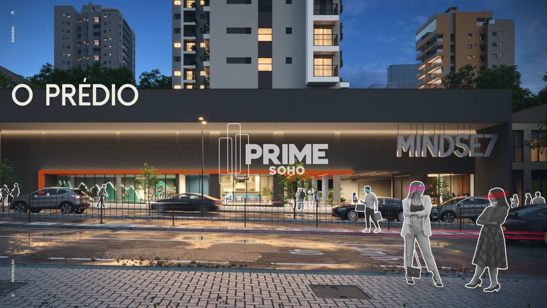 STUDIO DE 23M² COM SACADA NO CENTRO DE CURITIBA