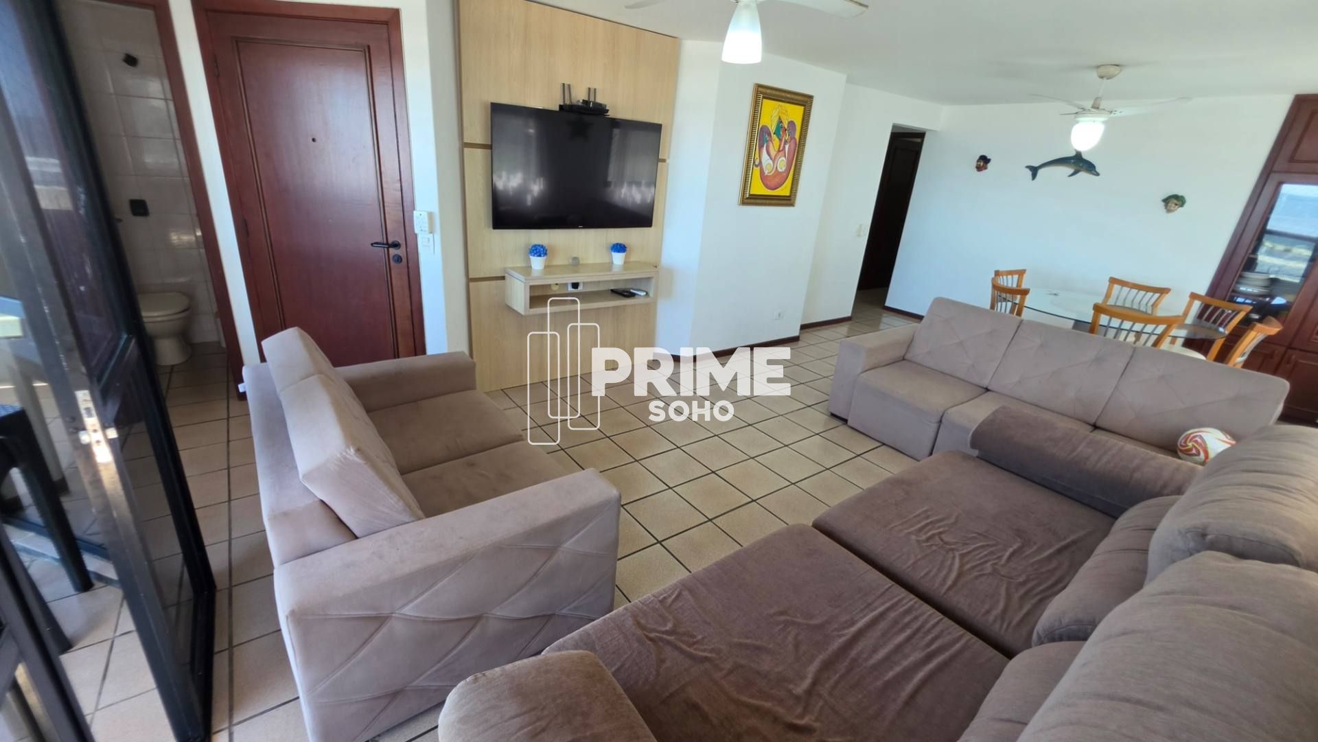 APARTAMENTO À VENDA FRENTE MAR COM 4 QUARTOS, 2 SUÍTES E 4 VAGAS EM CAIOBÁ
