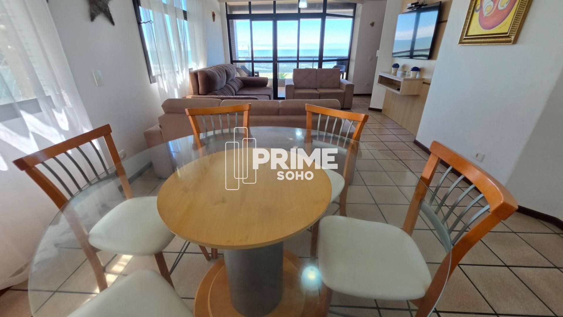 APARTAMENTO À VENDA FRENTE MAR COM 4 QUARTOS, 2 SUÍTES E 4 VAGAS EM CAIOBÁ