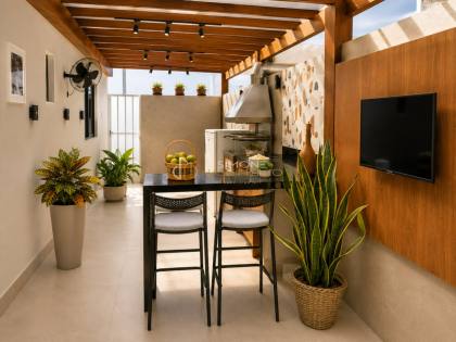 Apartamento 3 Suítes Quintal Gourmet em Recreio de Ipitanga, Lauro de Freitas