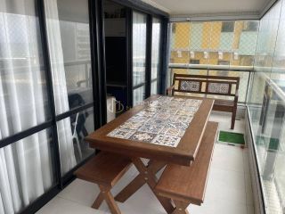 Apartamento a venda com 3 quartos tem 97m2, 2 vagas, varanda gourmet em Armação - Salvador - BA