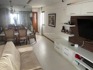 Apartamento a venda com 3 quartos tem 97m2, 2 vagas, varanda gourmet em Armação - Salvador - BA