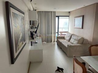 Apartamento a venda com 3 quartos tem 97m2, 2 vagas, varanda gourmet em Armação - Salvador - BA