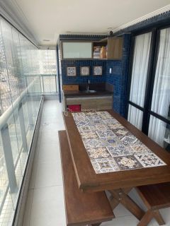 Apartamento a venda com 3 quartos tem 97m2, 2 vagas, varanda gourmet em Armação - Salvador - BA