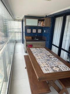 Apartamento a venda com 3 quartos tem 97m2, 2 vagas, varanda gourmet em Armação - Salvador - BA