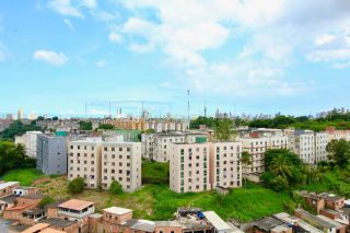Apartamento venda com 2quartos com dependência de empregada tem 73m2, 1 vaga  em Brotas -Salvador-BA