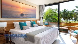 Casa de Condomínio Para Vender pé na areia na Praia do Forte. Com 800m² de área útil e 8 suítes.