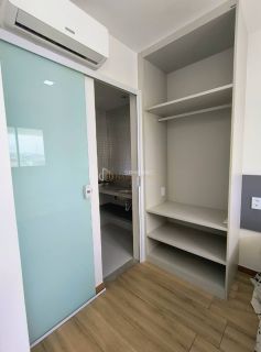 Apartamento 1/4 Mobiliado no Smart Pituba – Andar Alto, Vista Mar