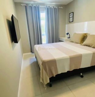 Apartamento 2/4 e  1 suíte Porteira Fechada Guarajuba