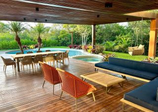 Casa com alto requinte, 6 suites, 470 m de área construída, Condomínio Praia Bella: Melhor condomínio de Praia de Forte