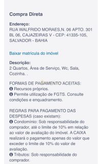 Apt Cajazeiras V, Leilão CAIXA 2/4