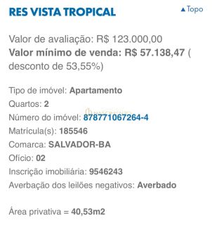 Imóvel 2/4 Cajazeiras- Leilão CAIXA