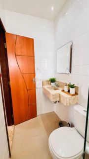 Casa Condomínio 3/4 e 1 suíte Barra de Jacuípe Porteira Fechada