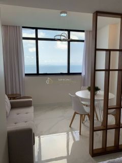 LINDO FLAT NO VITÓRIA MARINA - VISTA MAR