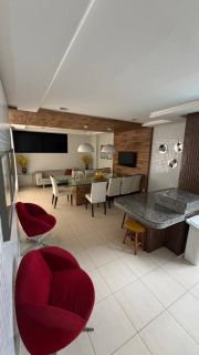 Apartamento 3/4, sendo 01 suite, 02 garagens cobertas, infra total, nascente - Jardim Armação