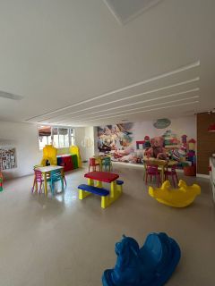 Apartamento 2/4 com vista mar, infraestrutura completa - Pituaçu