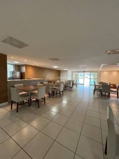 Apartamento 2/4 com vista mar, infraestrutura completa - Pituaçu