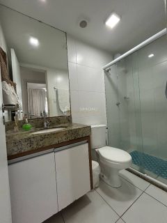 Apartamento 2/4 com vista mar, infraestrutura completa - Pituaçu