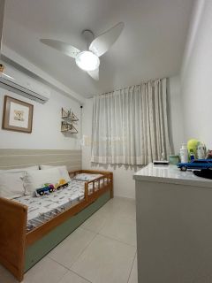 Apartamento 2/4 com vista mar, infraestrutura completa - Pituaçu