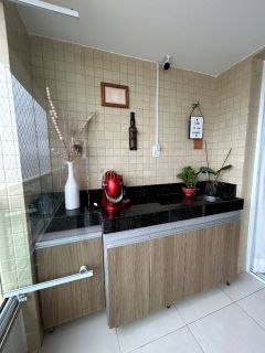 Apartamento 2/4 com vista mar, infraestrutura completa - Pituaçu