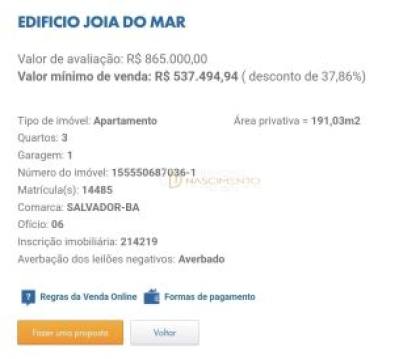 Edf. Joia Do Mar, Leilão CAIXA 3/4
