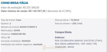 Casa 2/4 LEILÃO CAIXA,  Abrantes