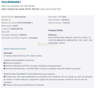 Vila Romana I,LEILÃO CAIXA 2/4