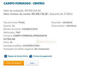 Prédio 12/4 LEILÃO CAIXA