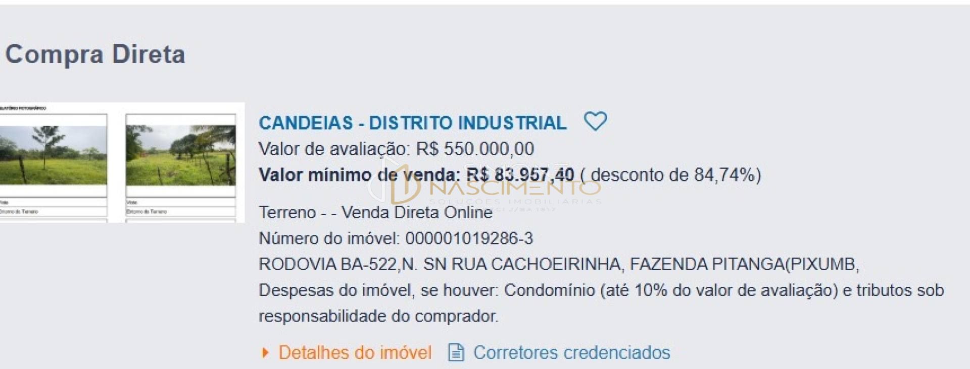 Terreno 6.000m2 LEILÃO CAIXA