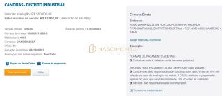 Terreno 6.000m2 LEILÃO CAIXA