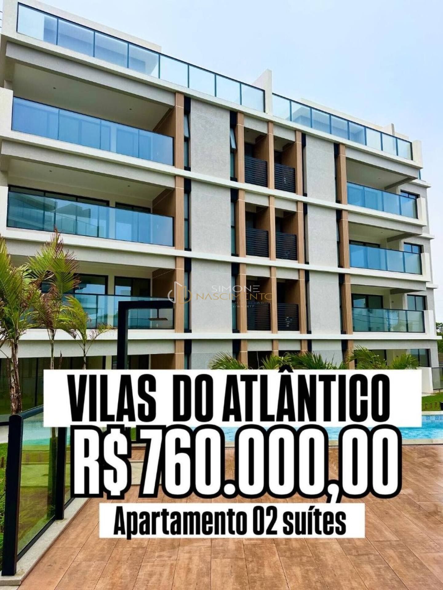 Apartamento a venda 2 suítes - Vilas do Atlântico - Lauro de Freitas Ba