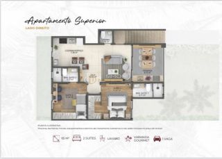 Venda apartamento 2 suítes em Buraquinho - Lauro de Freitas - Ba