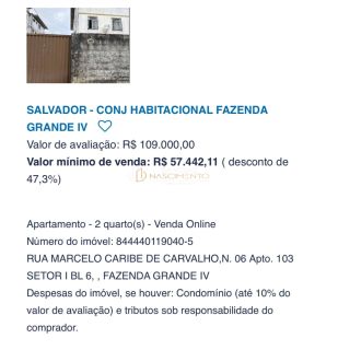 2/4 LEILÃO CAIXA FAZENDA GRANDE