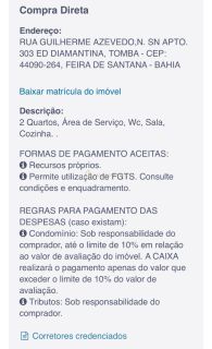 2/4 Feira de Santana- LEILÃO CAIXA