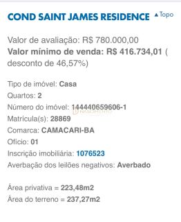 COND SAINT JAMES RESIDENCE - Leilão CAIXA