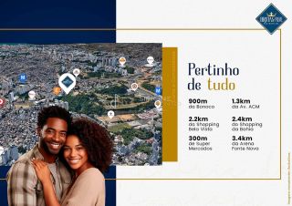 Em contrução Apartamento 2/4 - 2 suítes┃Brotas - Salvador/Ba