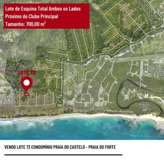 Terreno de Bairro Para Vender  Praia do Forte