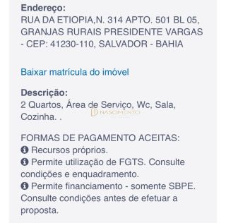 2/4 Cond Villa Doro - LEILÃO CAIXA