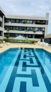 FLAT 1/4 NA PITUBA FRENTE MAR