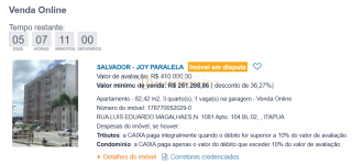 Oportunidade Caixa – Desconto de 36,27% | Aceita Financiamento