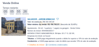 OPORTUNIDADE CAIXA | JARDIM ARMAÇÃO 1/4