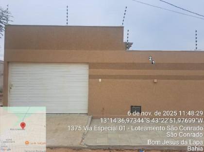 OPORTUNIDADE CAIXA | CASA 3/4 EM SÃO CONRADO – BOM JESUS DA LAPA COM 37% DE DESCONTO