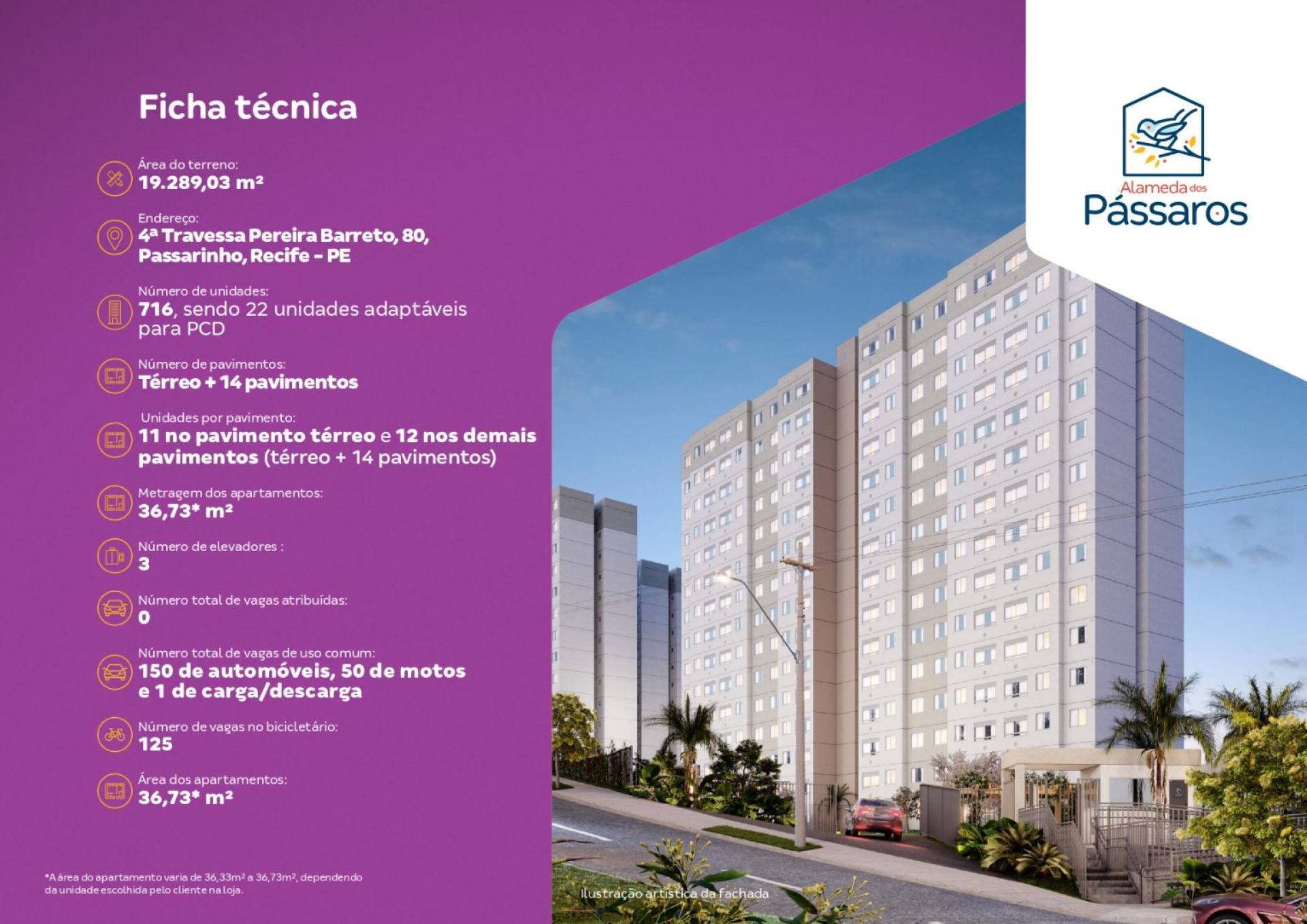 Alameda dos Pássaros – Recife/PE