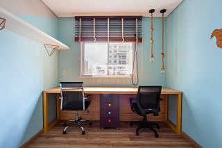 APARTAMENTO MOBILIADO E EQUIPADO DE 3 DORMITÓRIOS E 2 VAGAS - VENDA