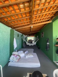 Casa mobiliada com piscina em área gourmet na caueira