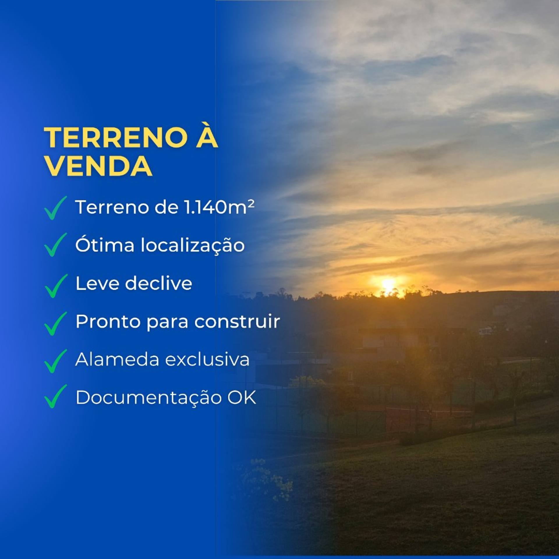 Lote a venda no Residencial Fazenda SerrAzul I em Itupeva/SP