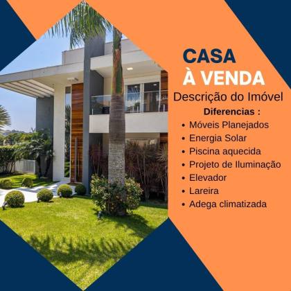 Casa a venda com 4 suites no Residencial Fazenda SerrAzul I em Itupeva/SP