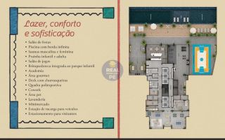 MORE NA BEIRA MAR DE OLINDA - APARTAMENTO COM 2 OU 3 QUARTOS COM SUÍTE